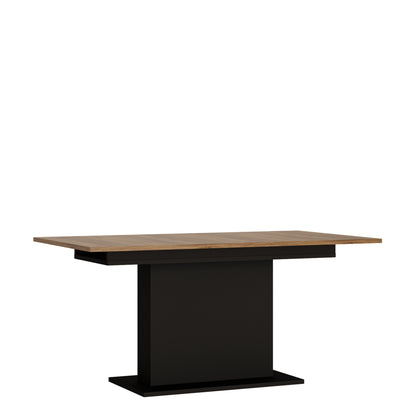 Brolo Extending Dining Table 160-200cm in Walnut and Dark Panel Finish