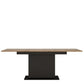 Brolo Extending Dining Table 160-200cm in Walnut and Dark Panel Finish