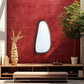 Inayat Asymmetrical Wooden Mirror