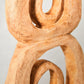 Fidel Natural Mango Wood Ring Sculpture