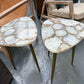 Amara White Agate End Table