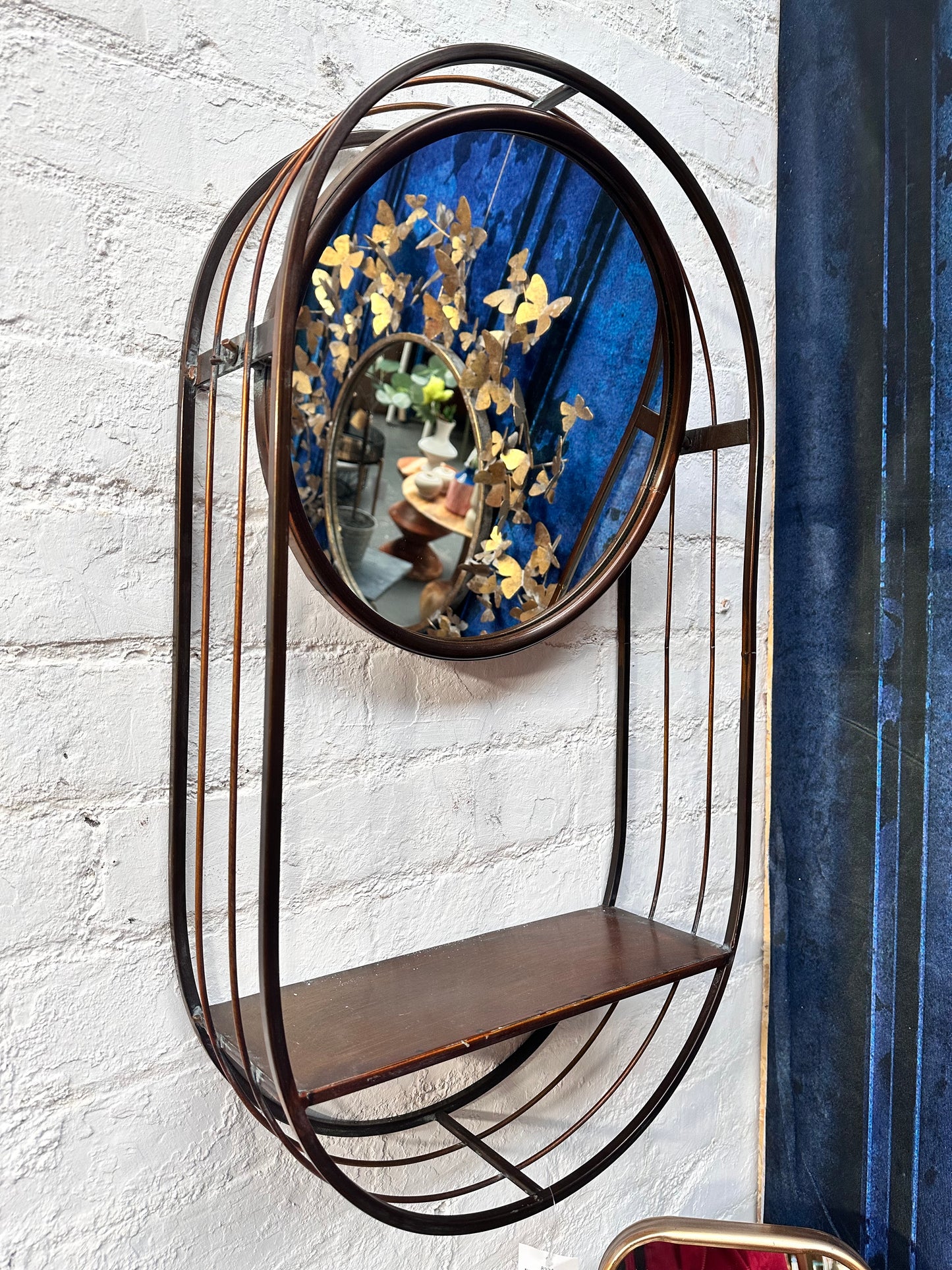 Dutch Mirror With Shelf