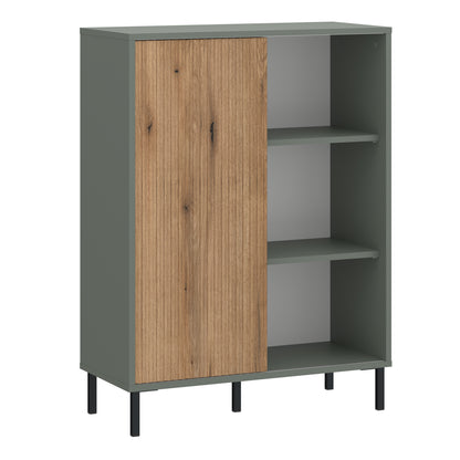 Darwin Sideboard 1 Door in Green/Oak