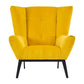 Fifty Five South Maiko Yellow Fabric Armchair