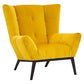 Fifty Five South Maiko Yellow Fabric Armchair