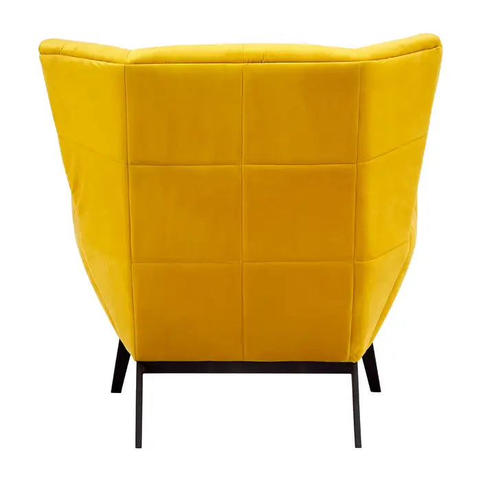 Fifty Five South Maiko Yellow Fabric Armchair