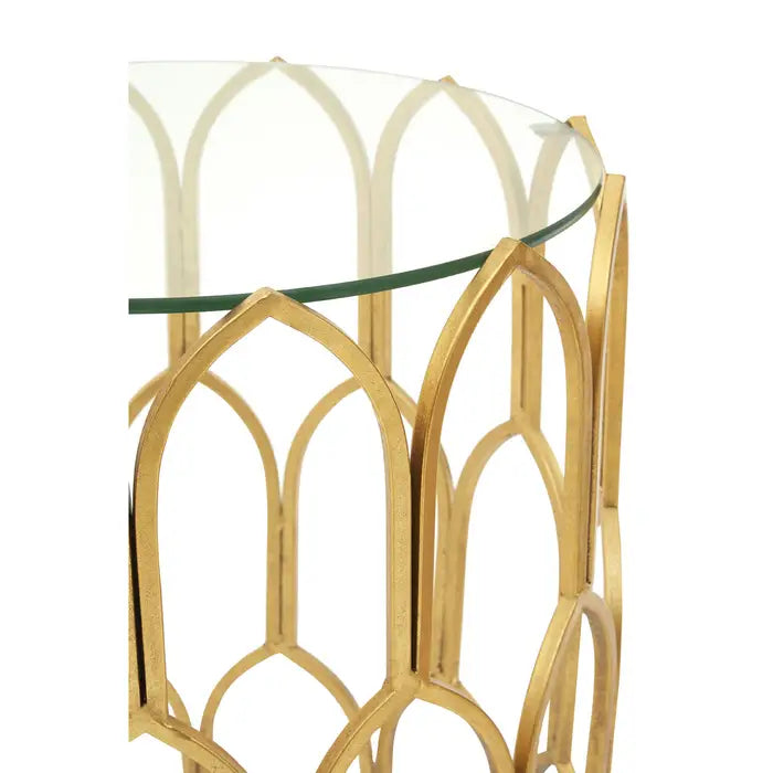 Merlin Gold Leaf Side Table