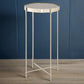 ALLURE GREY MIRROR TALL SIDE TABLE