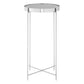 ALLURE GREY MIRROR TALL SIDE TABLE