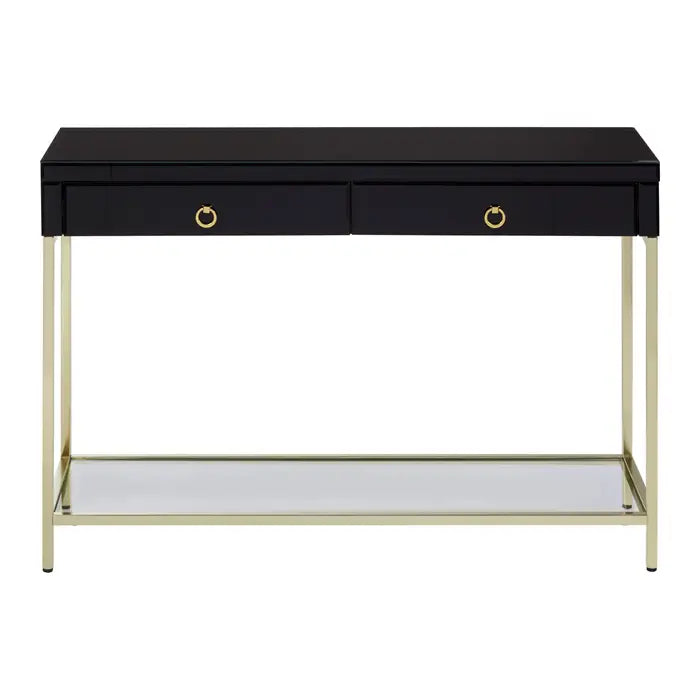 Kensington Townhouse Gold Finish Console Table