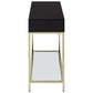 Kensington Townhouse Gold Finish Console Table