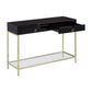 Kensington Townhouse Gold Finish Console Table