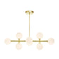 Trieste Eight Bulb Pendant Light