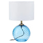 Noa Blue Glass Table Lamp