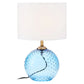 Noa Blue Glass Table Lamp