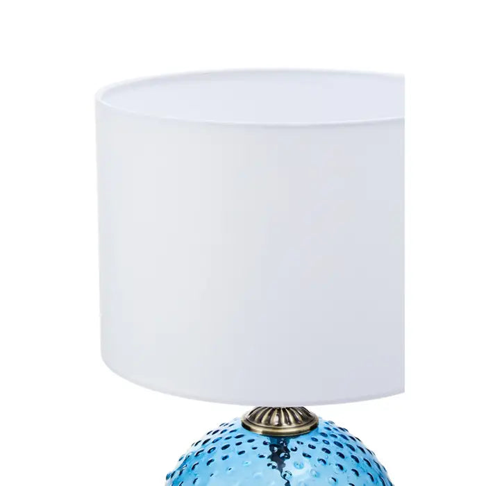 Noa Blue Glass Table Lamp