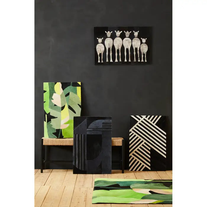 Bosie Safira Black And White Abstract Wall Art By Fifty Five South