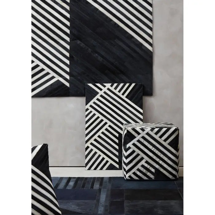 Bosie Safira Black And White Abstract Wall Art By Fifty Five South