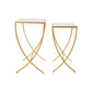 Avantis Set Of 2 Bamboo Design Side Tables