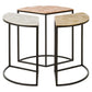 Mirano Set Of 3 Assorted Round Side Tables by FIFTY FIVE SOUTH