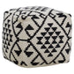 CEFENA SQUARE PATTERNED FOOTSTOOL by Fifty Five South