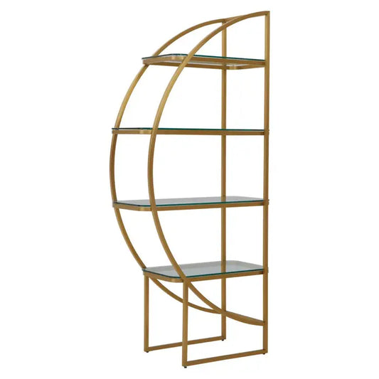 Vogue Left Half Moon Shelf Unit by FIFTY FIVE SOUTH