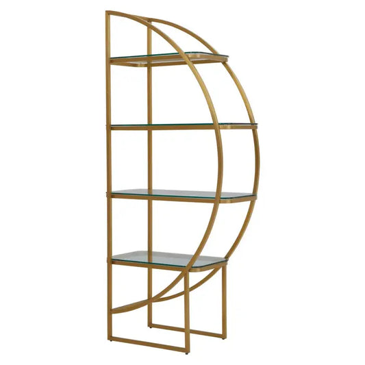 Vogue Right Half Moon Shelf Unit by FIFTY FIVE SOUTH