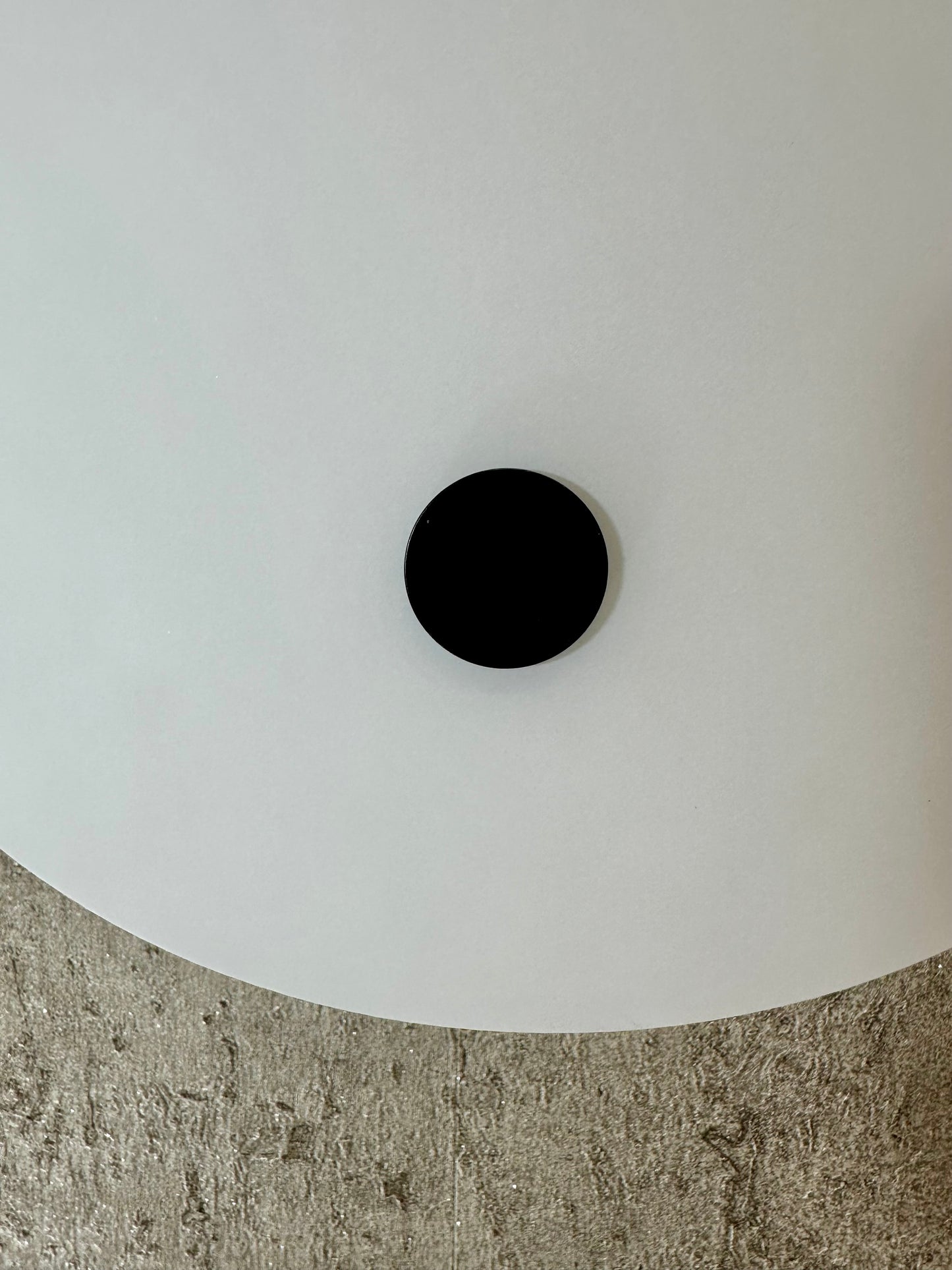 Folio Wall Light, Black & Frosted Glass