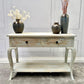 Cottage-chic Style Two Drawer Mango Wood Console Table