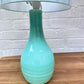 Small Teardrop Lamp- Light Aqua