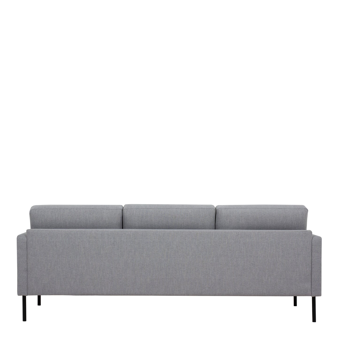 Larvik 3 Seater Sofa - Grey, Black Legs