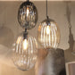 Motta Living Ribbed Glass Drop Pendant Light