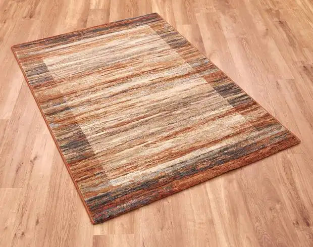 Galleria Rug In Burnt Orange 133 x 195cm