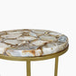 Greta Natural Quartz End Table