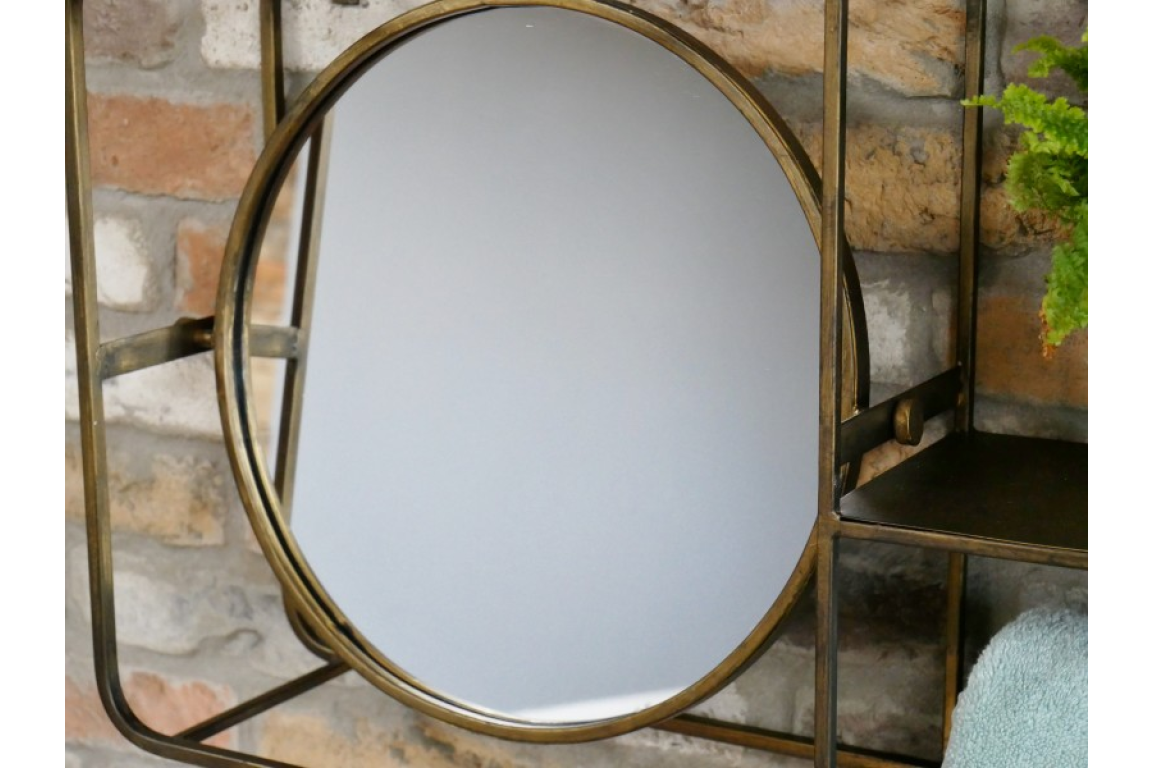 Dutch Wall Unit With Mirror