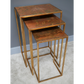 Set of 3 Copper Side Tables