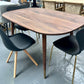 J D Williams Vivian 4-6 Seater Dining Table Walnut