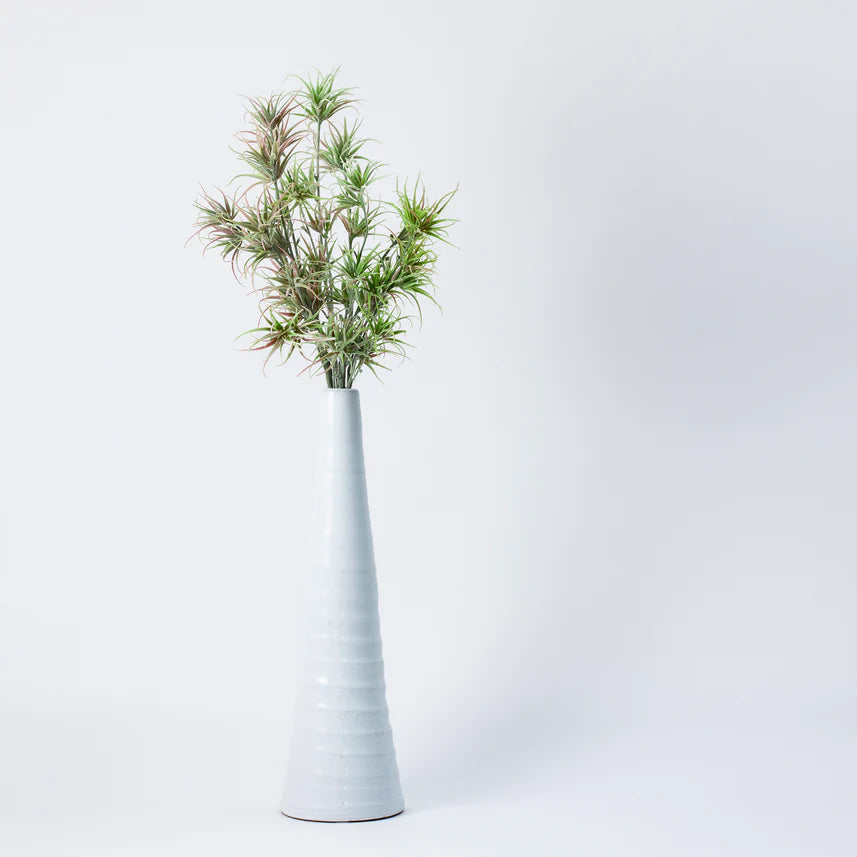 Large Stem Vase - White