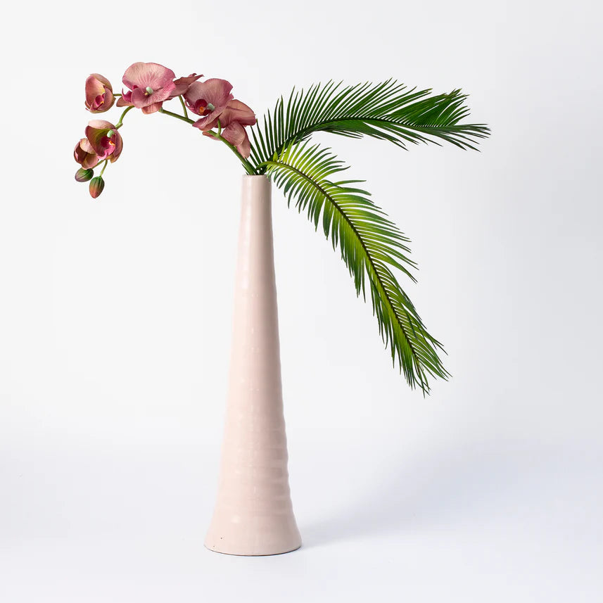 Large Stem Vase - Pastel Pink