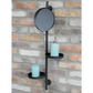 Wall Mounted Utility Mirror with two shelves