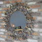 Antique Brass Butterfly Mirror - Large