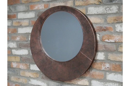 Industrial Copper Mirror Home Or Garden