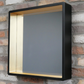 Square Contrast Wall Mirror