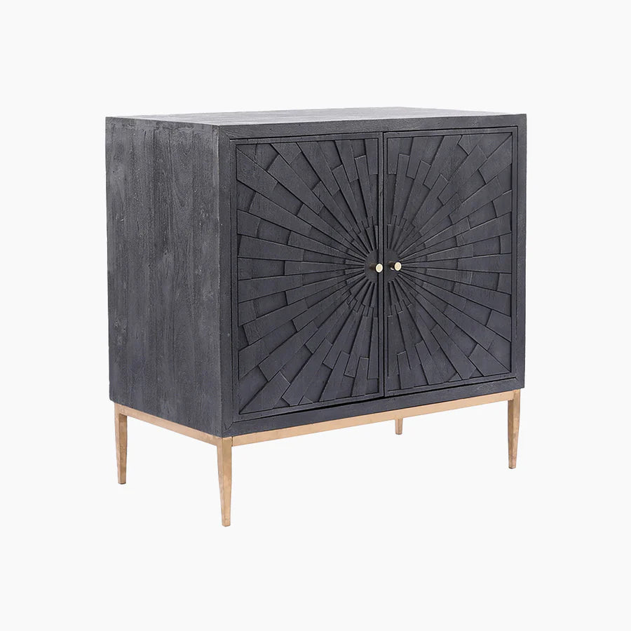 Poise Two Door Wooden Cabinet