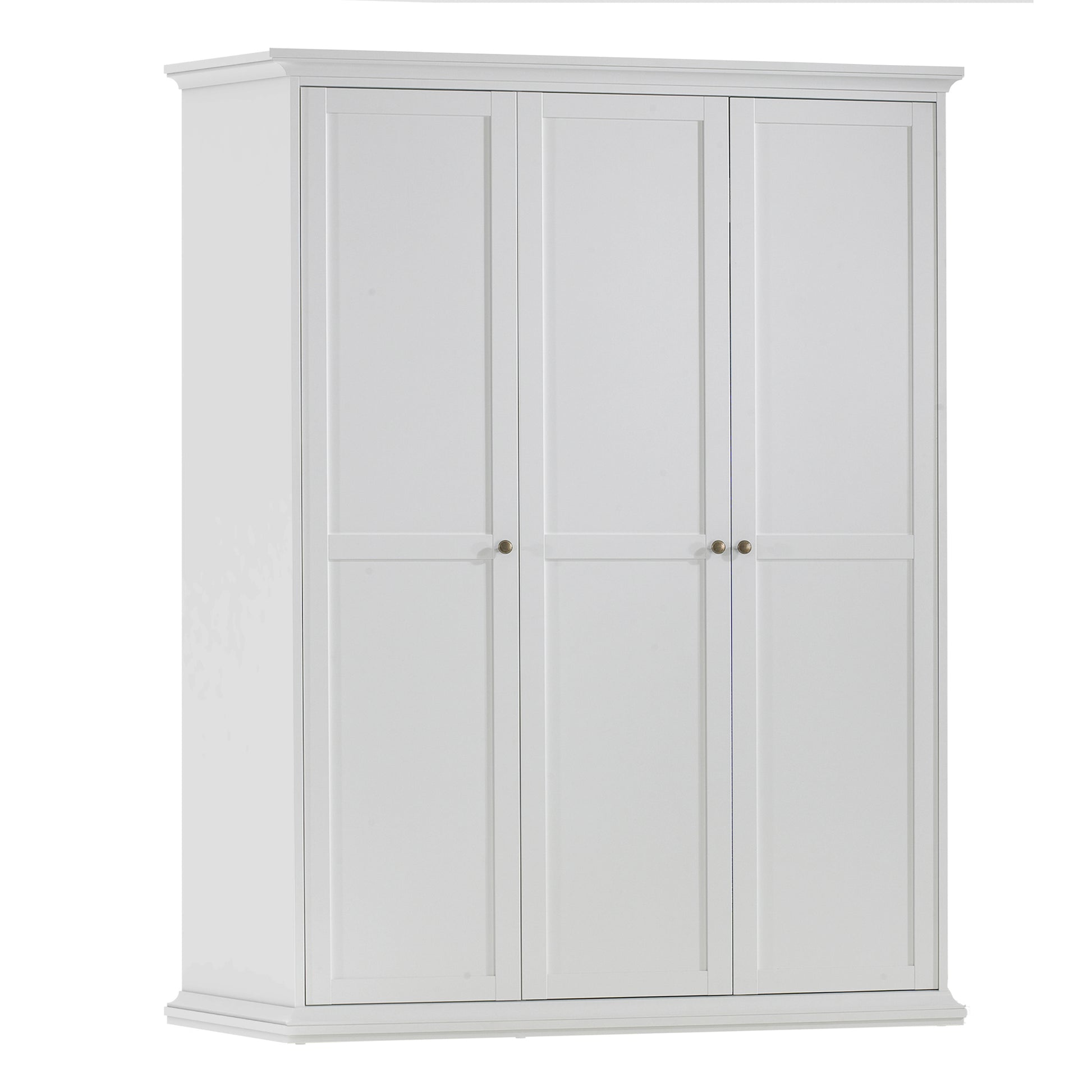 Paris Wardrobe with 3 Doors in White