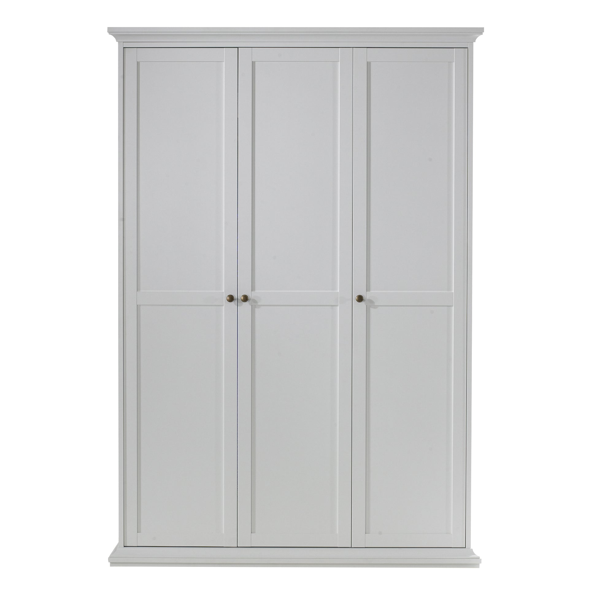 Paris Wardrobe with 3 Doors in White