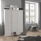 Paris Wardrobe with 3 Doors in White