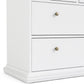 Paris Chest of 4 Drawers in White