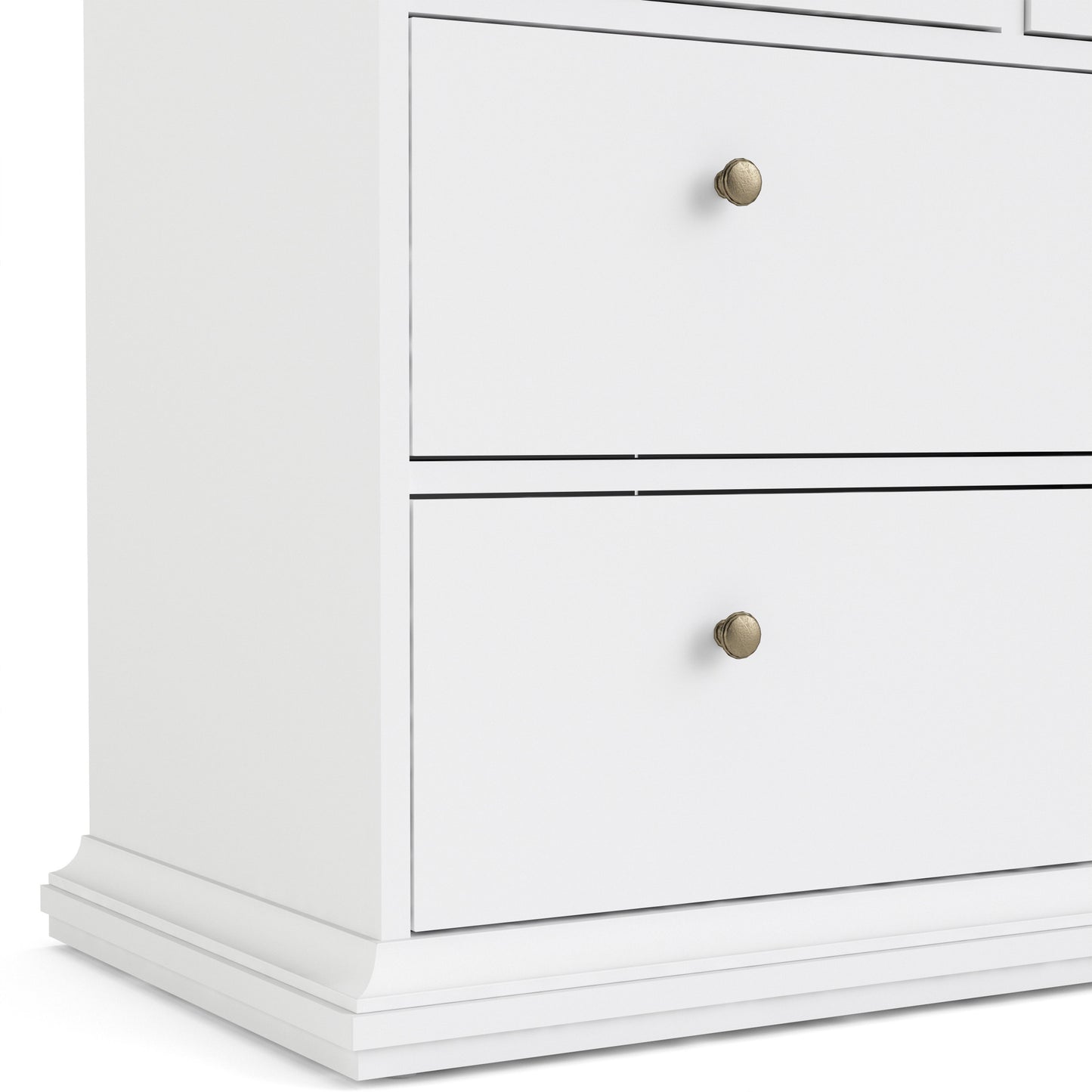 Paris Chest of 4 Drawers in White