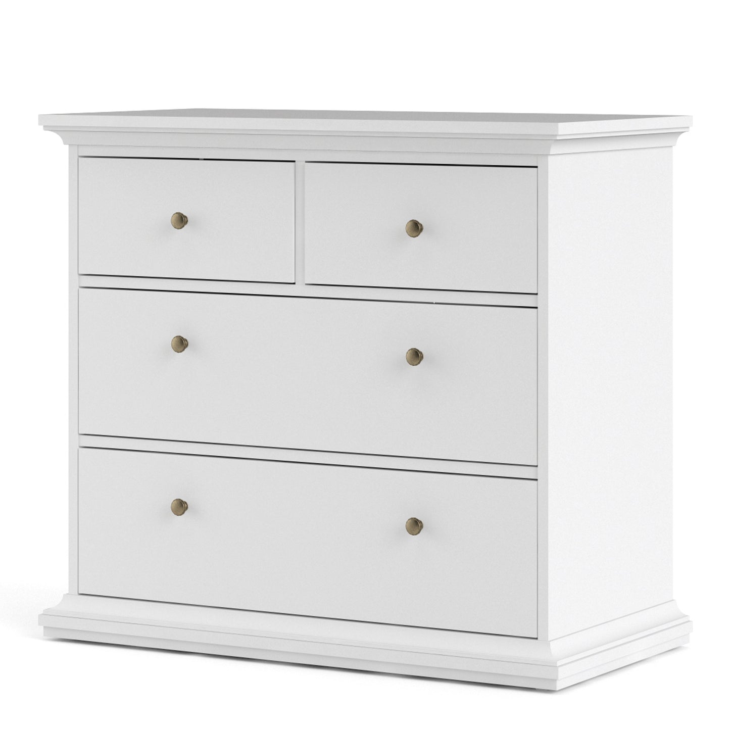 Paris Chest of 4 Drawers in White